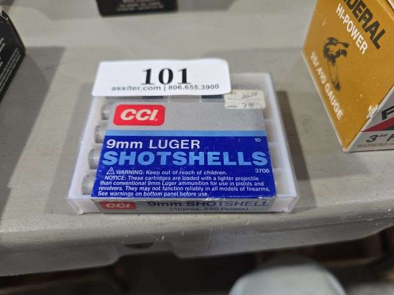 (10) CCI 9mm Luger approx. 230 pellets