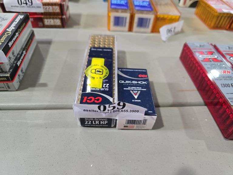(100) CCI Subsonic 22LR HP 40gr w/ (50) 22LR SHP 32gr