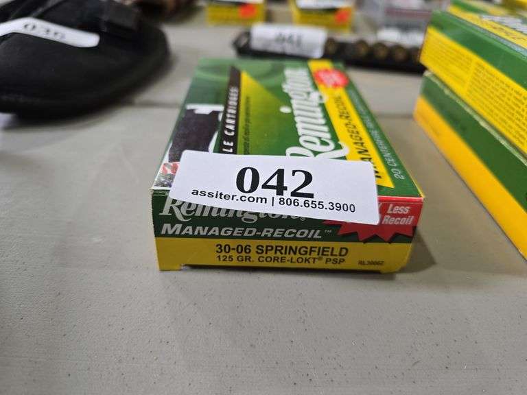 (19) Remington 30-06 Springfield 125gr Core-Lokt PSP