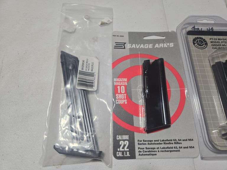 (3) Small .22 Magazines and (2)  32 ACP Magazines