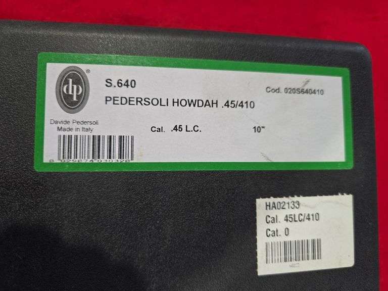 45LC/.410 Pedersoli  Howdah  Pistol