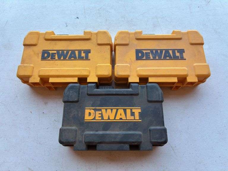 (3) DeWalt Drill Bit Indexes