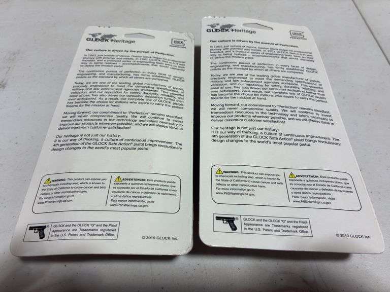 (2) Glock G27 .40, 9 Round Magazines