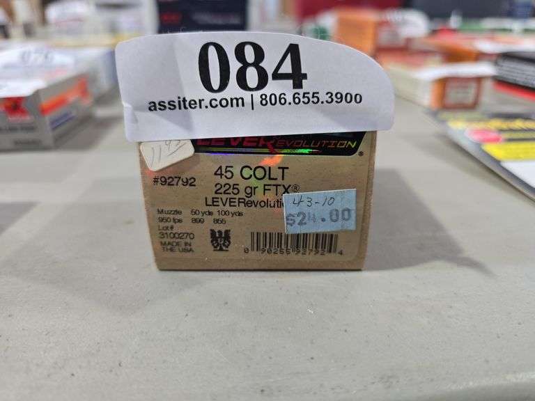 (20) Hornady .45Colt 225gr FTX