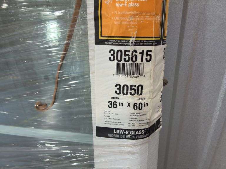 36” x 60” Window