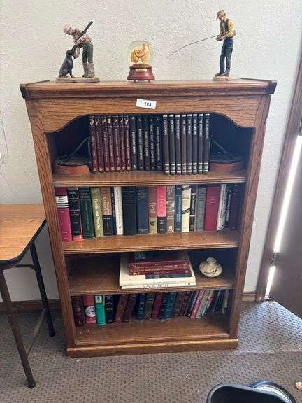 Shelf with misc books