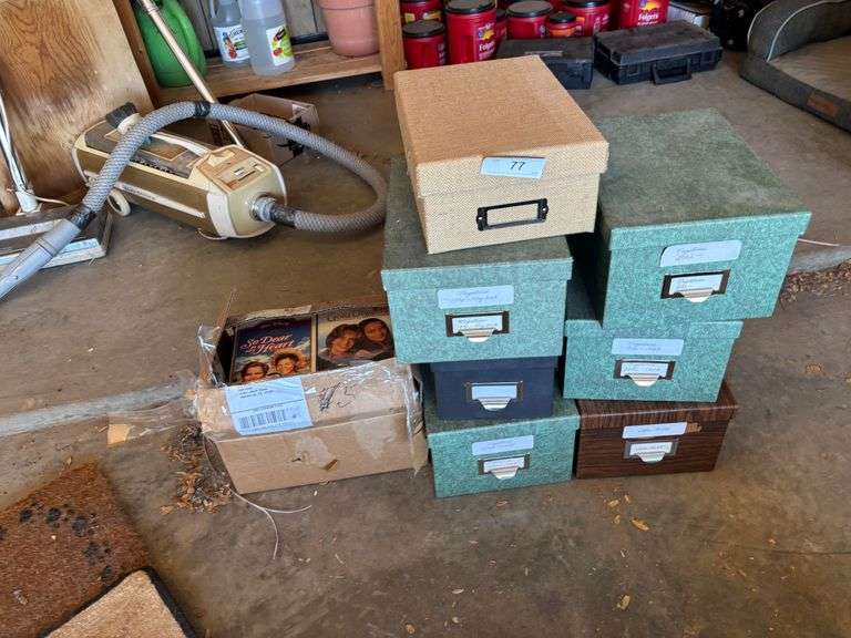 empty matching boxes, misc dvds