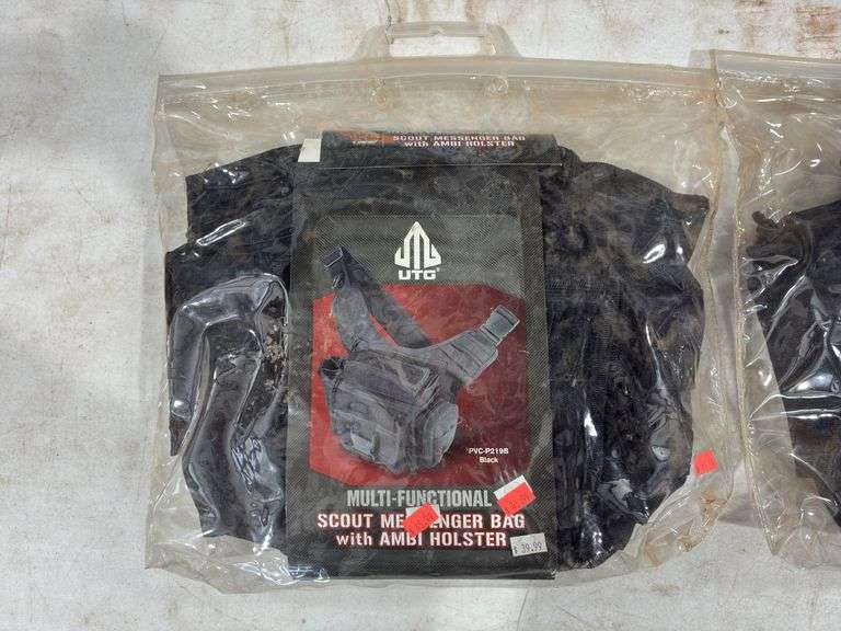 (3) UTG Multi Functional Scout Messenger Bags w/Ambi Holster