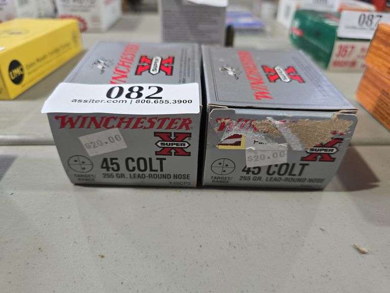 (40) Winchester .45Colt 255gr LRN Super X
