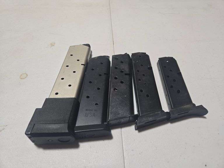 (5) .45 ACP Magazines