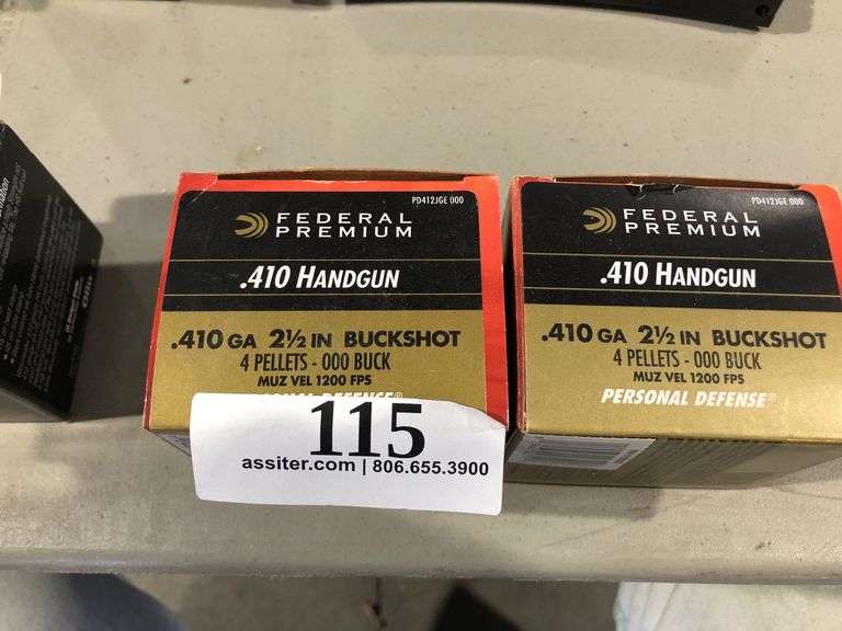 (30) Federal Premium .410 Handgun Buckshot 21/2"