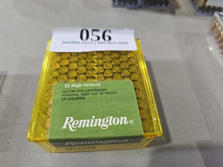 (100) Remington High Velocity 22LR