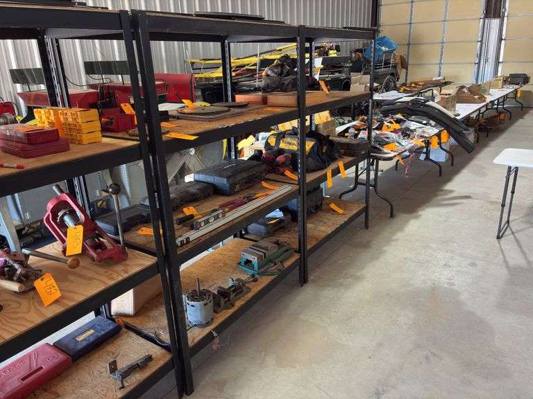 (2) Storage Racks 66’ Tall x 4’ Wide x 2’ Deep (CONTENTS NOT INCLUDED)