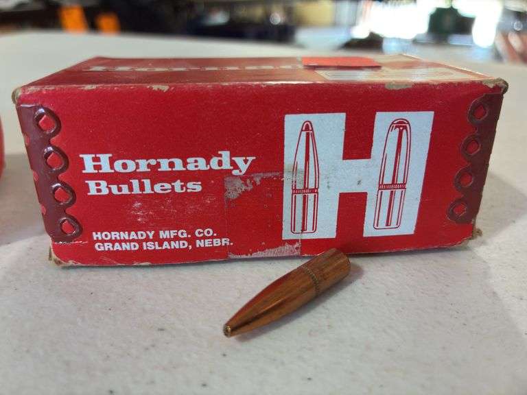 Opened Box of Hornady .25 Cal Hollow Tip Bullet Tips