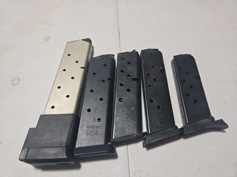 (5) .45 ACP Magazines