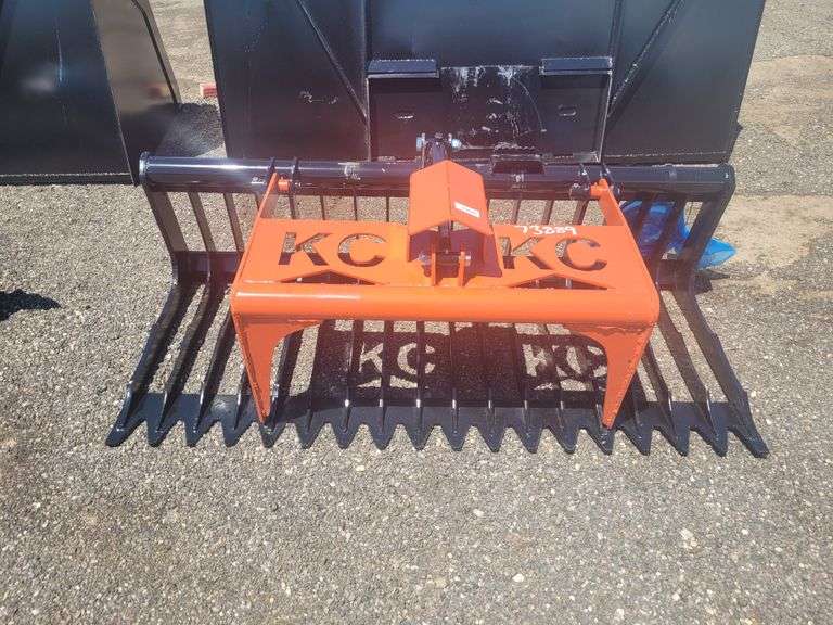 76" Skid Steer Skeleton Grapple Single Cylinder