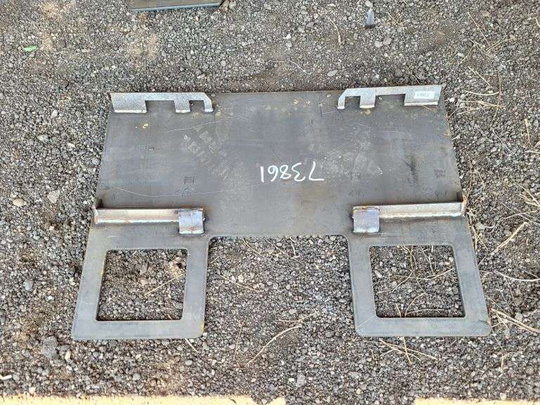 Skid Steer Plate w/Guard (5/16")