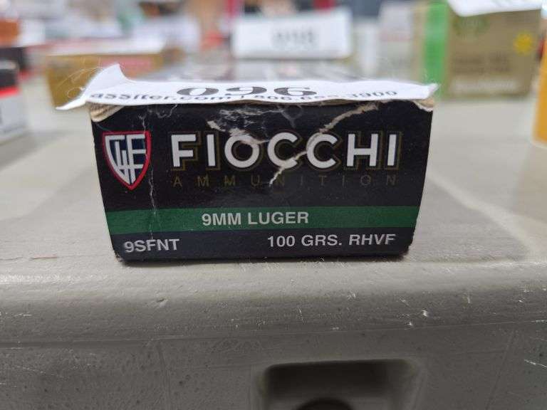 (50) Fiochi 9mm Luger 100gr RHVF Centerfire