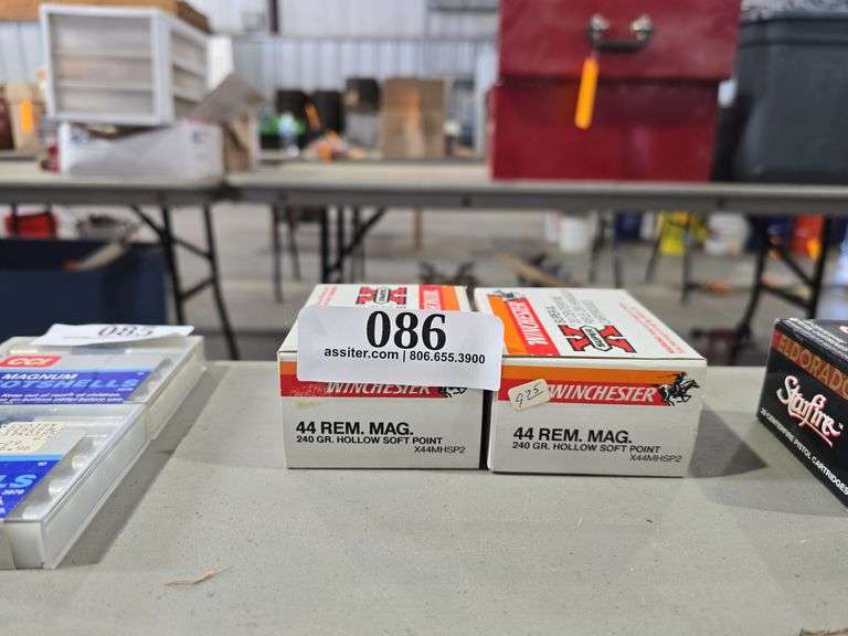 (40) Winchester .44REM Mag 240gr HSP Centerfire