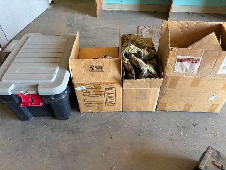 Misc clothing with cups, decor plates and baskets
