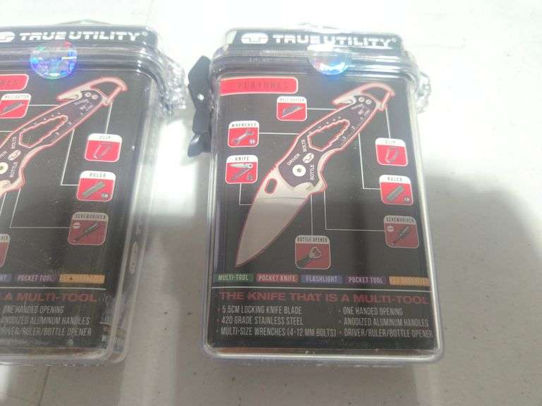 (2) Smart Knife Pocket Knives