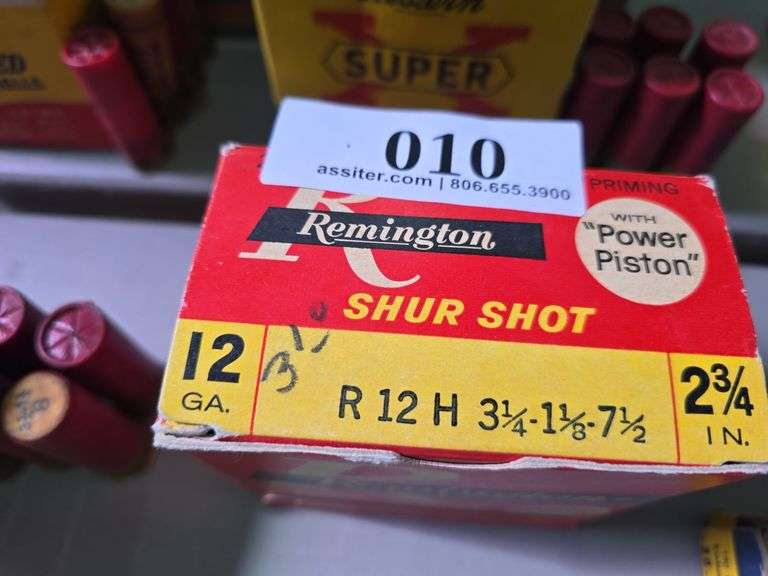 (25) Remington 12ga 23/4 11/8oz 71/2 shot