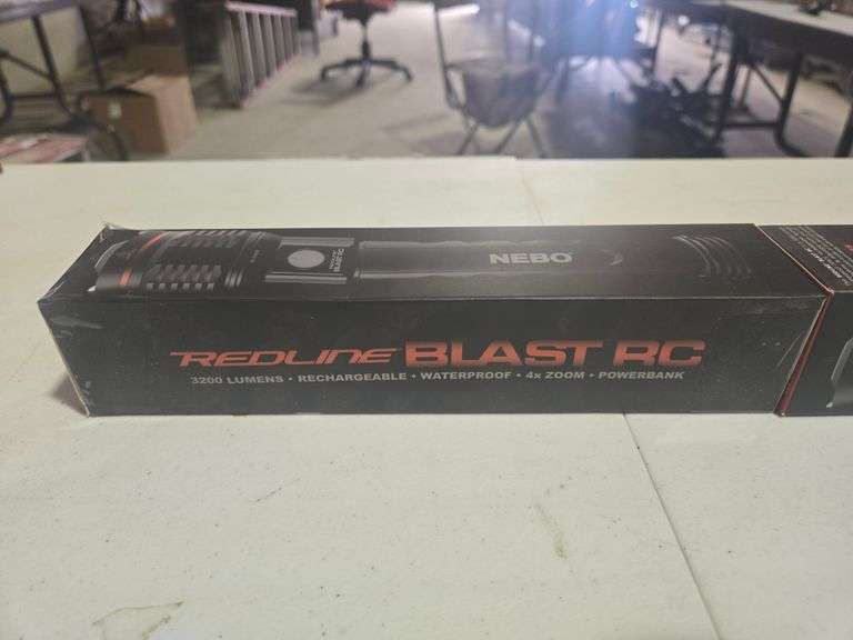 (2) Nebo Rechargable Redline Blast RC Flashlights