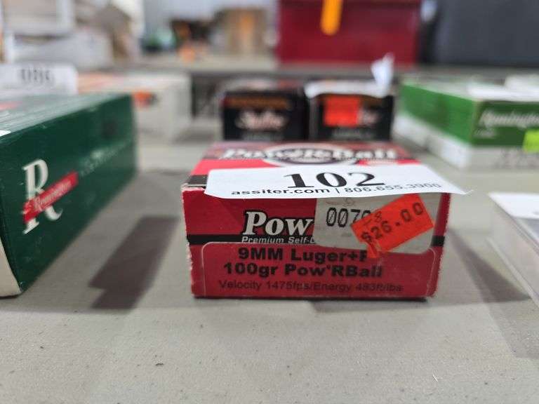 (12) Pow'R Ball 9mm Luger + P 100gr