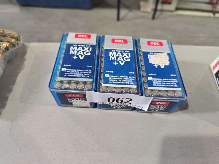 (150) CCI 22WMR HP Maxi Mag +V