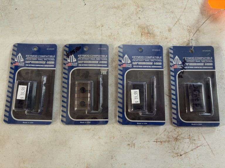 (4) UTG Keymod Compatible Picatinny Rail Sections