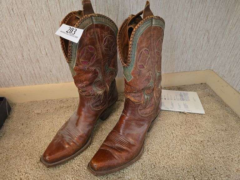 Pair Cowboy Boots - Assiter Auctioneers