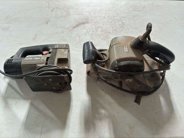 Porter Cable Jig Saw and Porter Cable Belt Sander