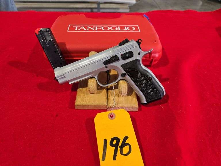 Tanfoglio Defiant Combat Chrome  9mm   Pistol