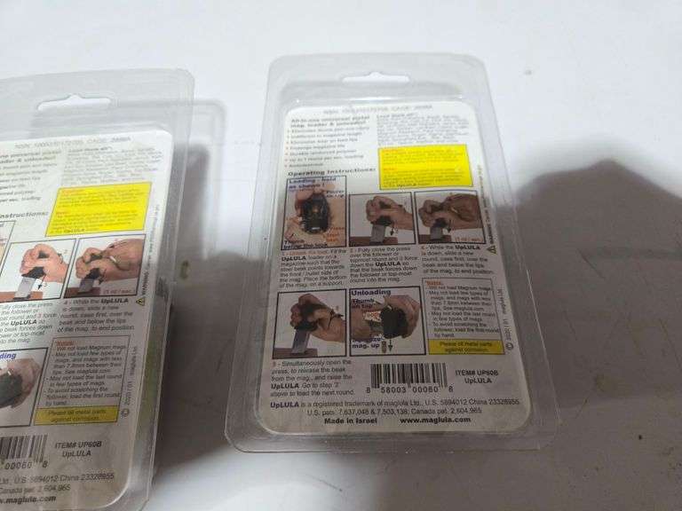 (2) UpLula Universal Pistol Mag Loaders 9mm to ..45ACP