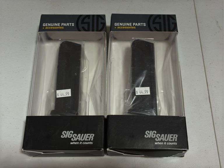(2) Sig Sauer P320 .45 ACP 10 Round Magazines