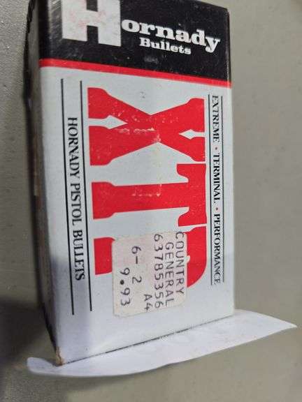 (100) Hornady 9mm 115gr HP/XTP