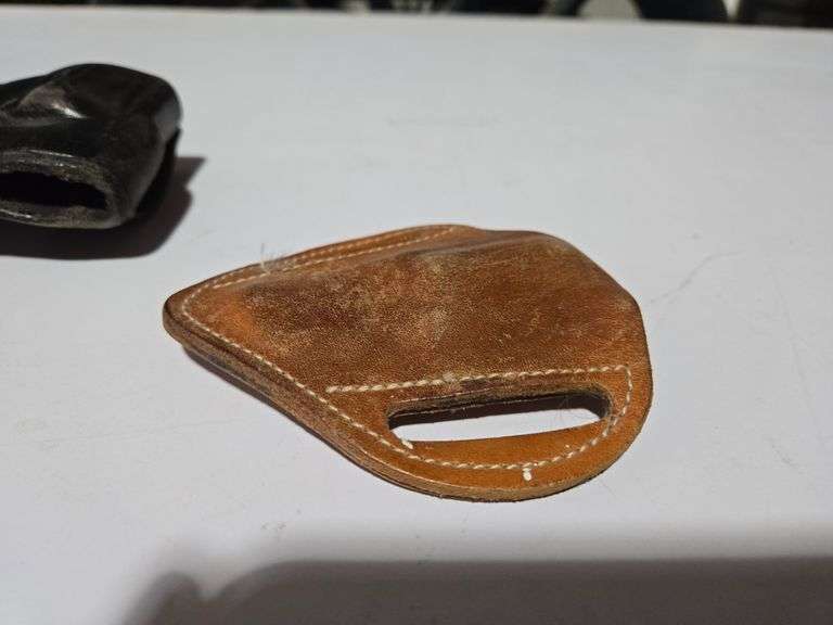 (3) Leather Waistband Pistol Holsters
