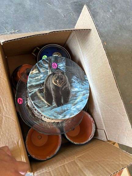 Plates, pots jars