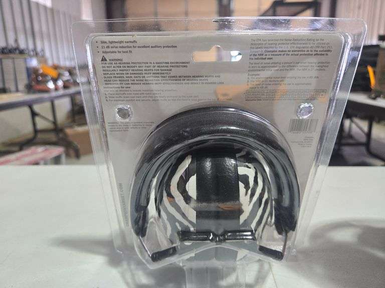Sound Soldier Passive Range Ear Muffs and Champion Zebra Slim Ear Muffs
