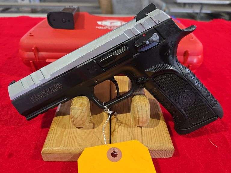 Tanfoglio Defiant Force Esse Chrome  9mm   Pistol