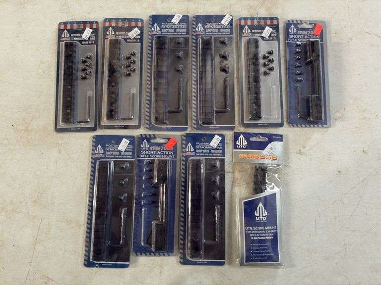 (10) UTG Receiver Scope Mounts and Detachable Rails Various Makes and Models