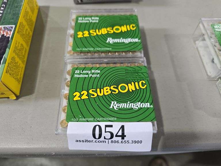(200) Remington 22 Subsonic LR HP
