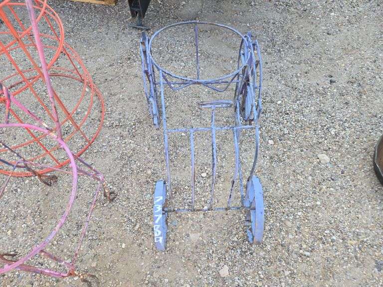 (4) Tomato Stands With (2) Plant Stands