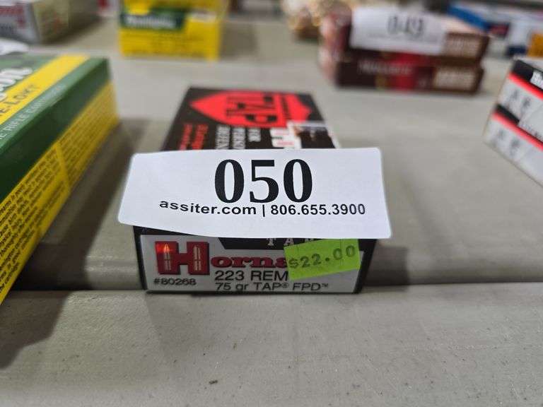 (20) Hornady 223REM 75gr TAP FPD