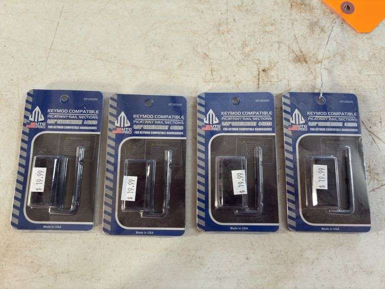 (4) UTG Keymod Compatible Picatinny Rail Sections