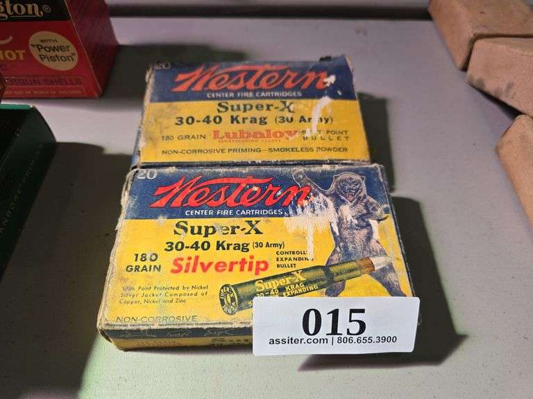 (40) Western Super X 30-40 Krag 180gr