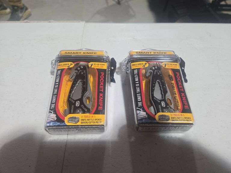 (2) Smart Knife Pocket Knives