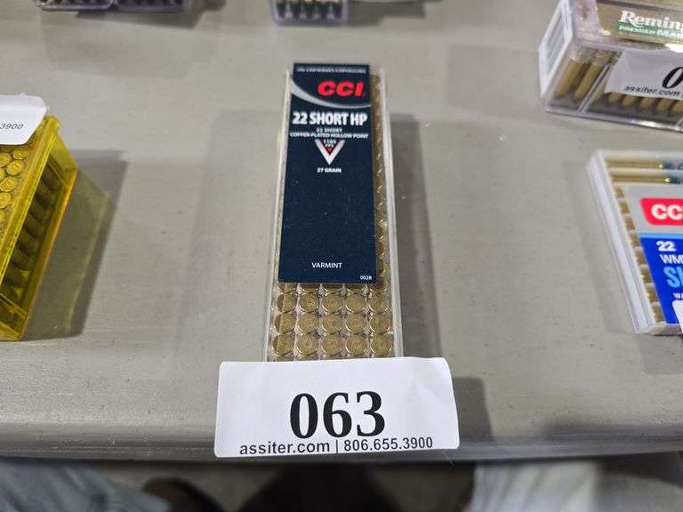 (100) CCI 22 Short HP Varmint 27gr