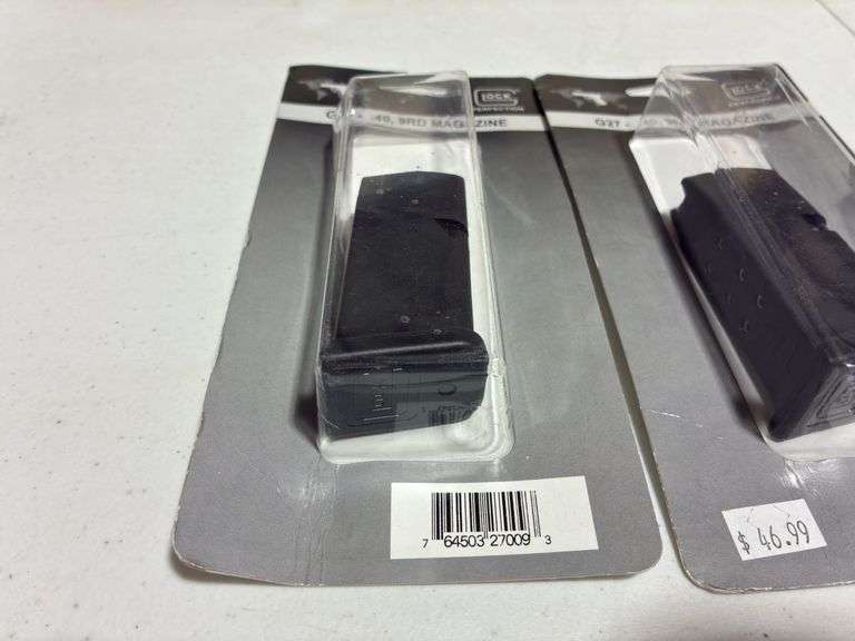 (2) Glock G27 .40, 9 Round Magazines