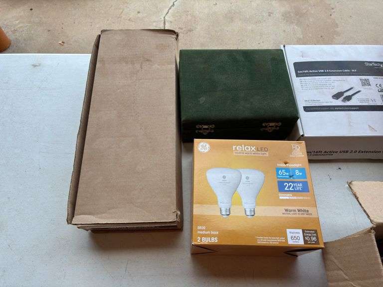 Box Containing (2) Stone Goblets